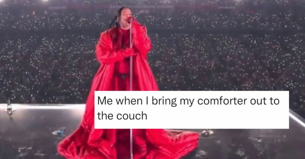 The Best Memes About Rihanna's Super Bowl Halftime Show Let's Eat Cake