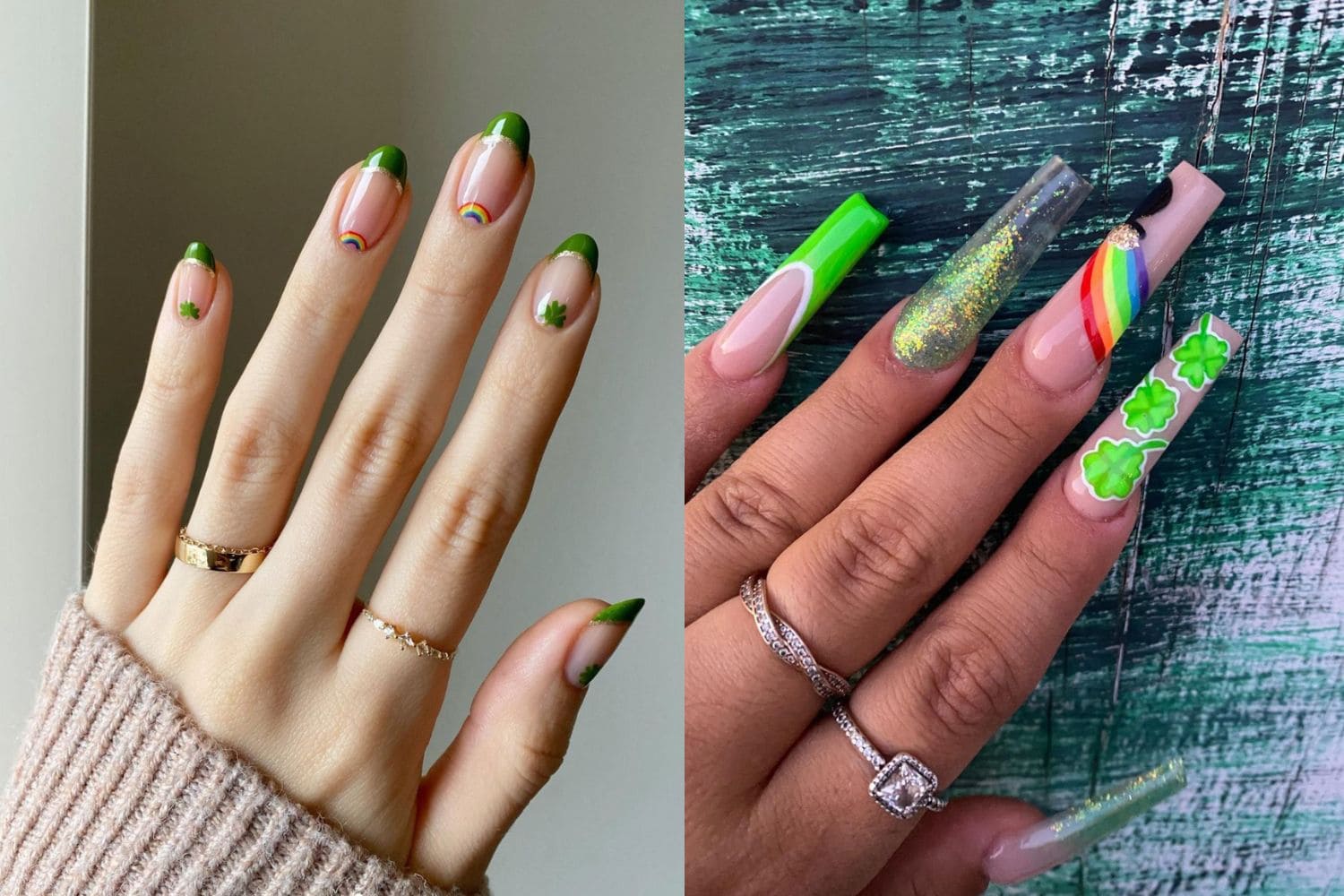 15 Cute St Patrick's Day Nail Designs for 2023 - Let's Eat Cake 15 Cute St Patrick's Day Nail Designs for 2023 - Let's Eat Cake