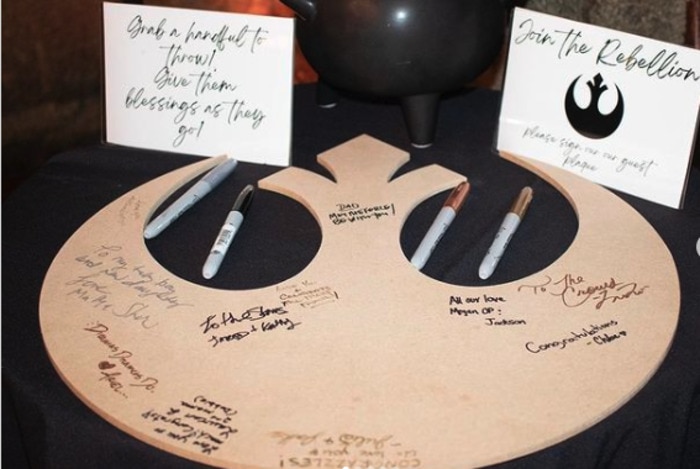 Star Wars Wedding Ideas - Rebel Alliance Guest Book