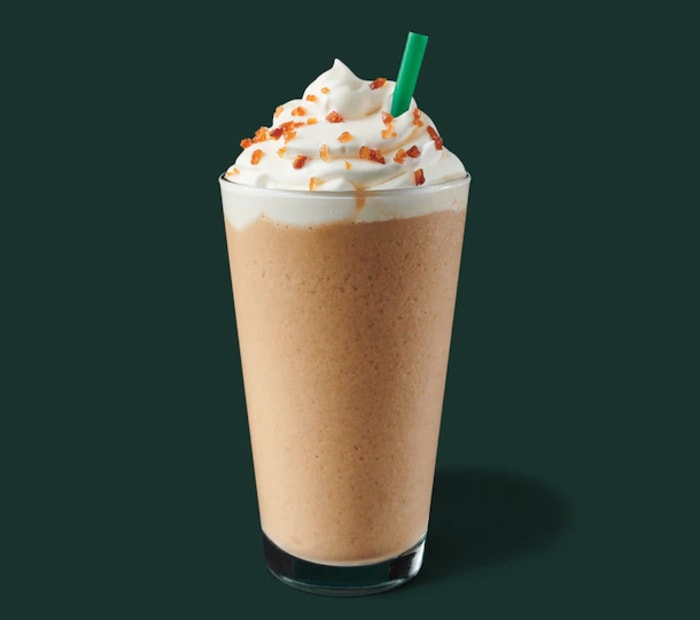 Starbucks Caramel Drinks - Caramel Brulée Frappuccino Blended Beverage