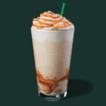 Starbucks Caramel Drinks - Caramel Ribbon Crunch Crème Frappuccino Blended Beverage