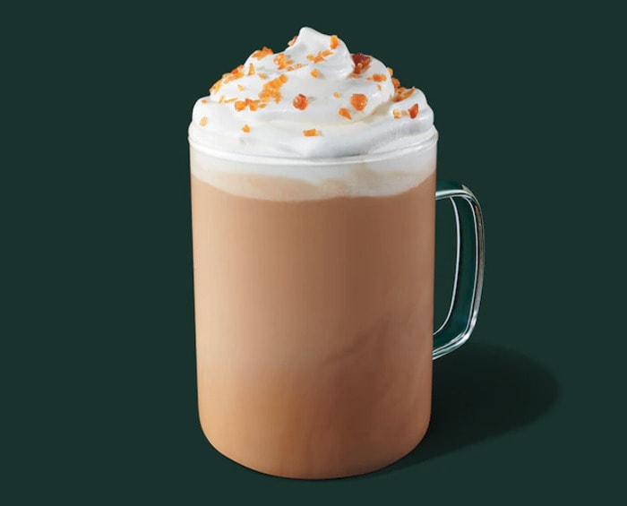 Starbucks Caramel Drinks - Caramel Brulée Latte