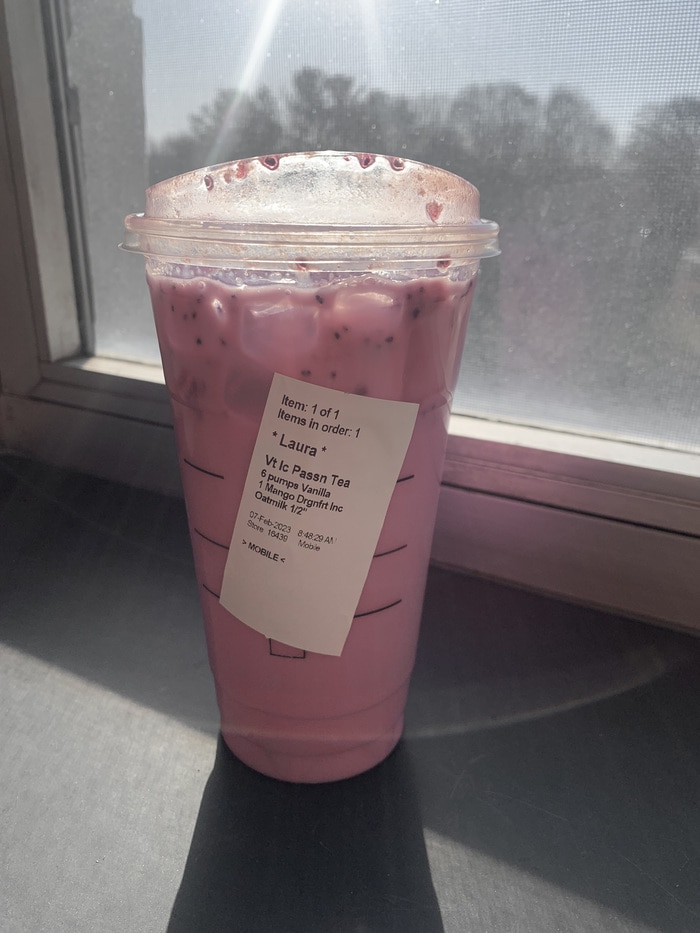 Starbucks Purple Drink Recipe {Lavender Haze} - We are not Martha