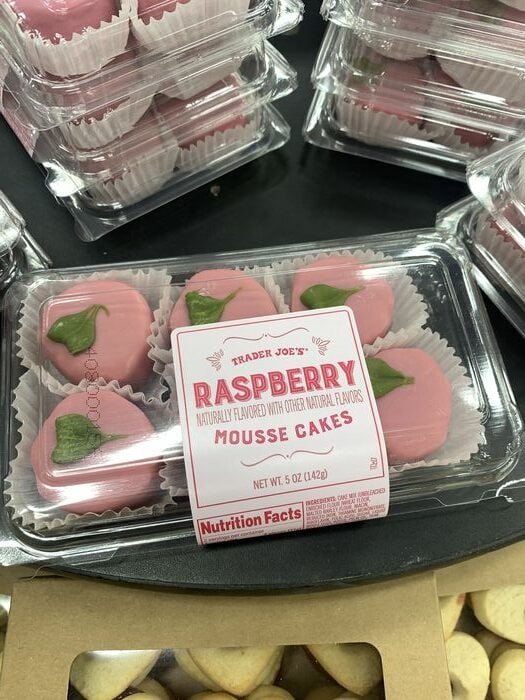 Trader Joe's Valentine Products - Raspberry Mousse Cakes
