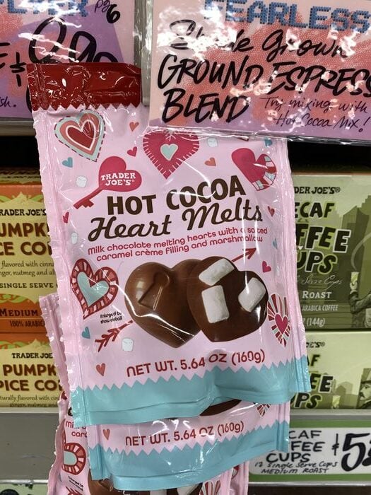 Trader Joe's Valentine Products - Hot Cocoa Heart Melts