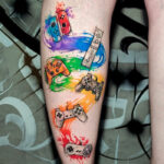 Watercolor Tattoo - video game consoles