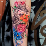 Watercolor Tattoo - dragon