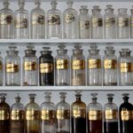 Apothecary aesthetic - glass jars with labels