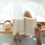 Best literotica- woman reading in bath