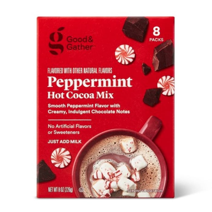 Hot chocolate flavors- Good & Gather Peppermint