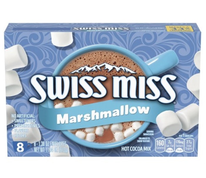 Hot chocolate flavors- Swiss Miss Marshmallow