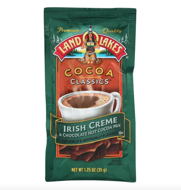 Hot chocolate flavors- Land O Lakes Irish Cream & Chocolate