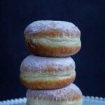 Paczkis- three stacked paczkis