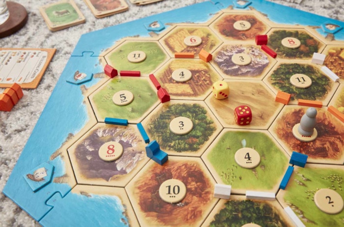 Party games for adults- Settlers of Catan