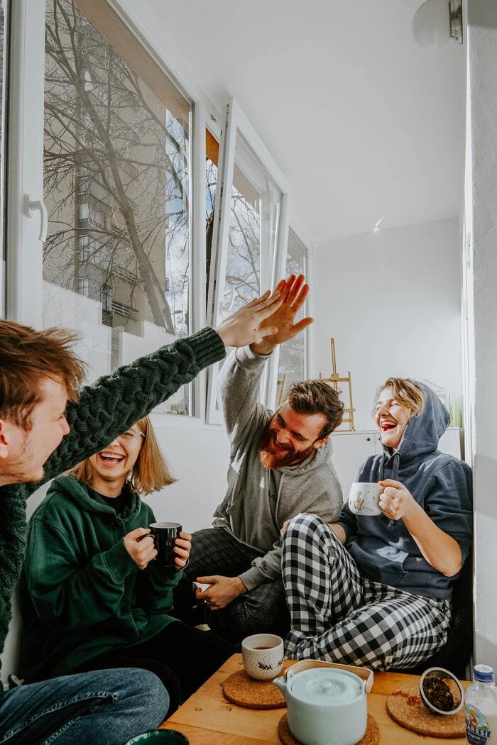 Party games for adults- friends playing games