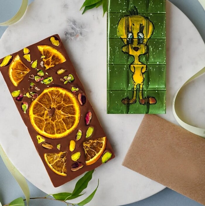 Prettiest Chocolate Bars - Cartoon Designed Chocolate Bar