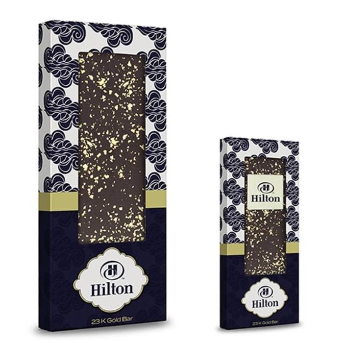 Prettiest Chocolate Bars - Belgian Chocolate with Gold Flakes