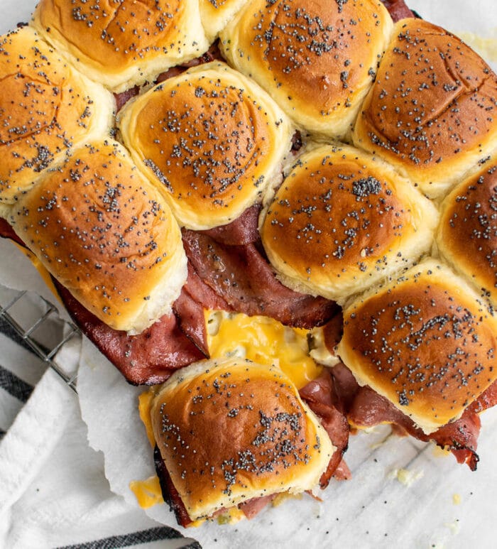 Super Bowl Food Ideas - Fried Bologna Sliders with Pickle Dijonnaise