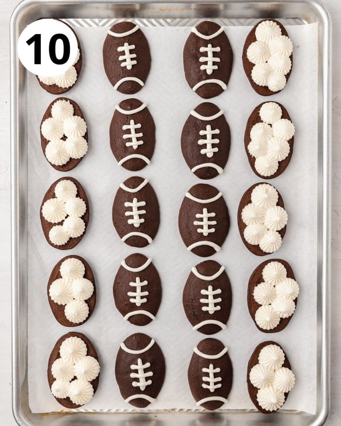 Super Bowl Food Ideas - Football Whoopie Pies