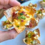 Super Bowl Food Ideas - Jalapeno Popper Wonton Cups