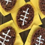 Super Bowl Food Ideas - Football Cocoa Rice Crispy Treats