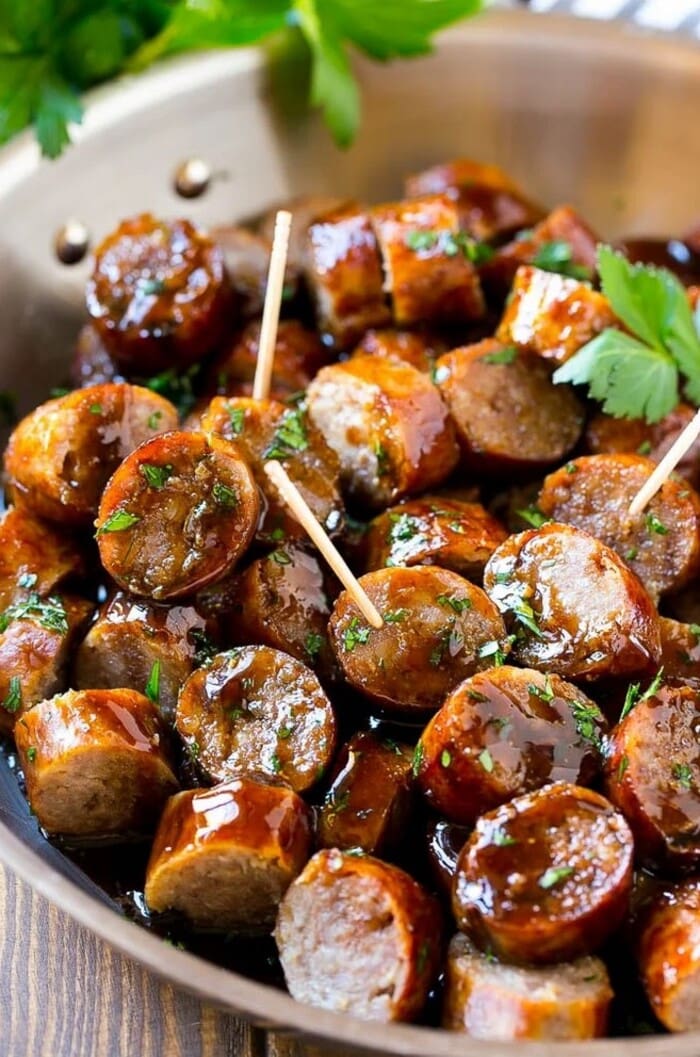 Super Bowl Food Ideas - Beer Brat Bites