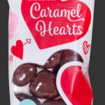 Trader Joe's February 2023 - dark chocolate caramel hearts