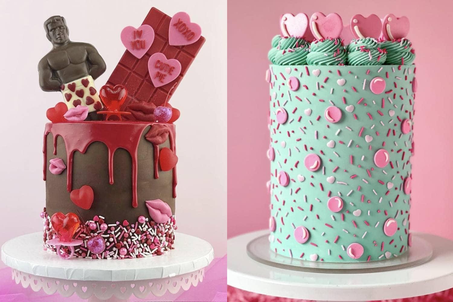 Valentine's Day Cake - Baking with Blondie