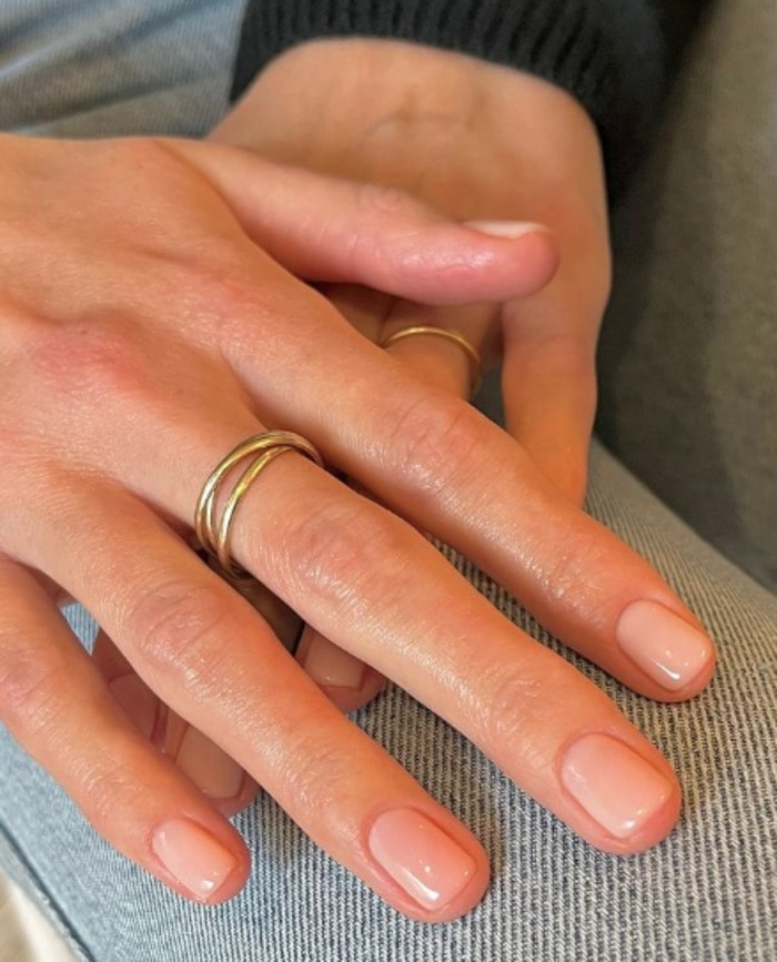 Manicured hand
