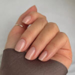 Manicured hand