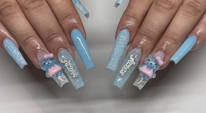 Aries Nails - Hello Kitty