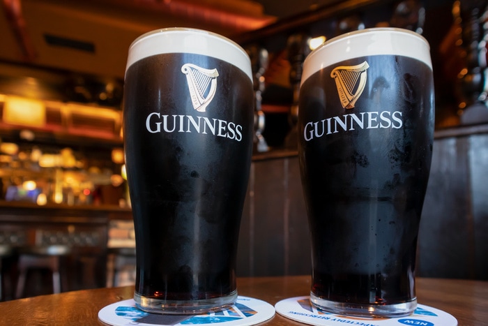 Best Irish Beers - Pints of Guinness