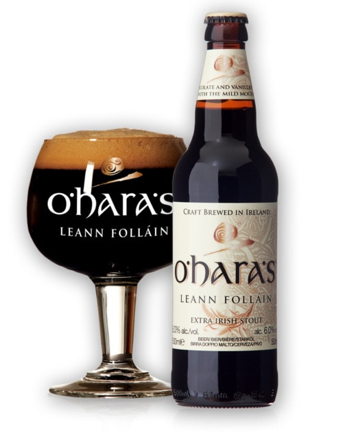Best Irish Beers Ranked - O'Hara's leann folláin extra irish stout