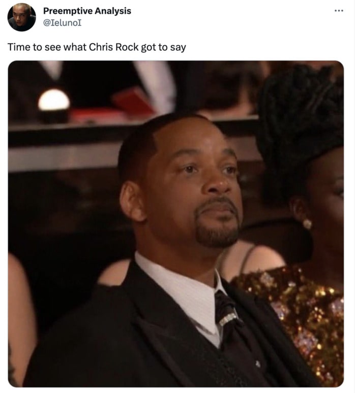 Chris Rock Special Tweets Memes - Will Smith