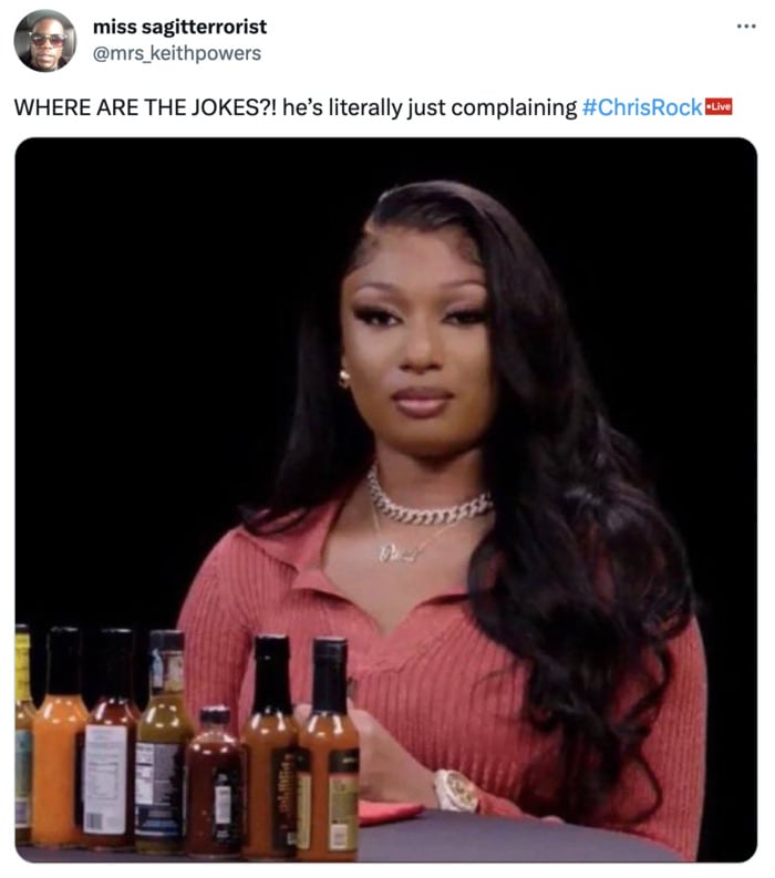 Chris Rock Special Tweets Memes - Hot Ones