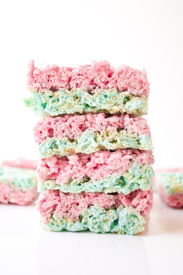 Easter desserts - Peeps Rice Krispie Treats