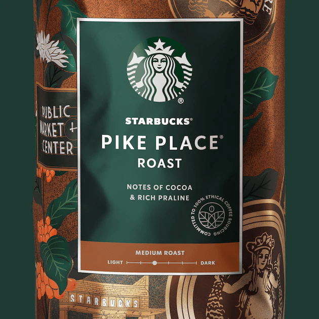 Most Caffeinated Starbucks Drinks - Pike Place Roast Coffee Clover