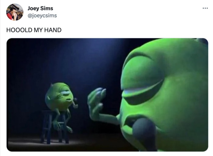 Oscars 2023 Memes and Tweets - Lady Gaga Hold My Hand