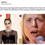 Oscars 2023 Memes and Tweets - Lady Gaga Makeup