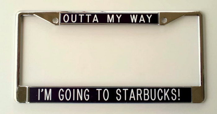 Starbucks Gifts - out of my way license