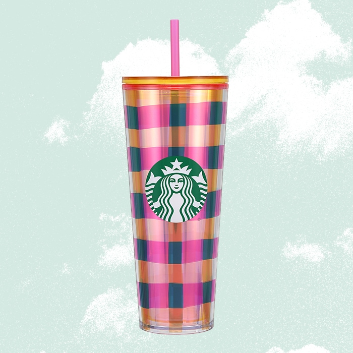 Starbucks Spring Cups Tumblers 2023 - Plaid Tumbler