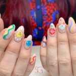 April Nails - fun doodles