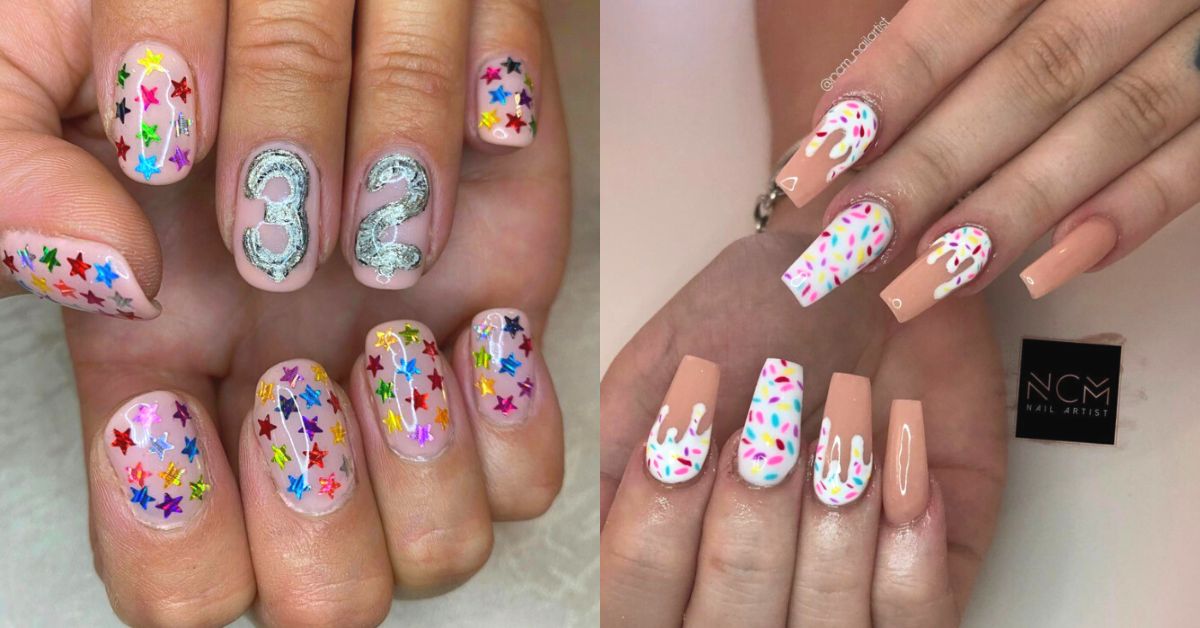 Birthday nails