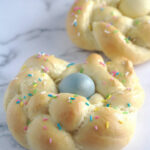 Easter desserts- Italian Easter Bread with Eggs