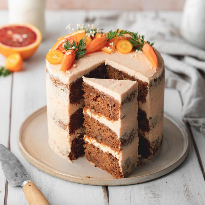 Easter desserts - Vegan Carrot Cake