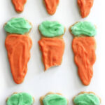 Easter desserts- Vegan Carrot Cake Sugar Cookies