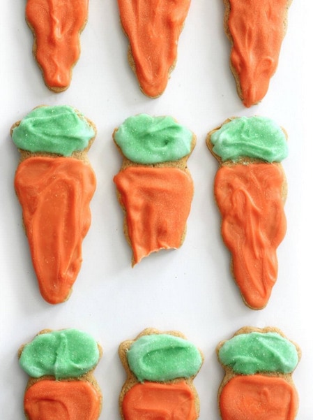 Easter desserts - Vegan Carrot Cake Sugar Cookies