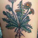 Flower tattoos- Dandelion Tattoo