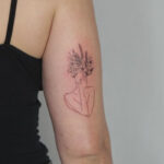 Flower tattoos- Flowers On The Brain Tattoo