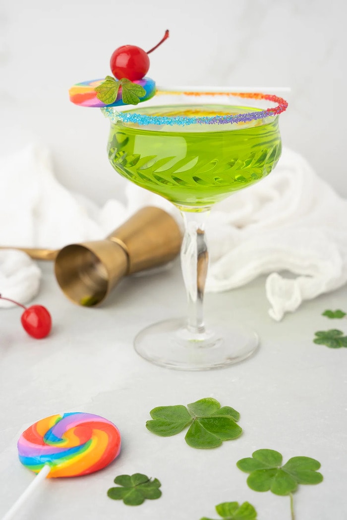 Rainbow Rim Cocktail